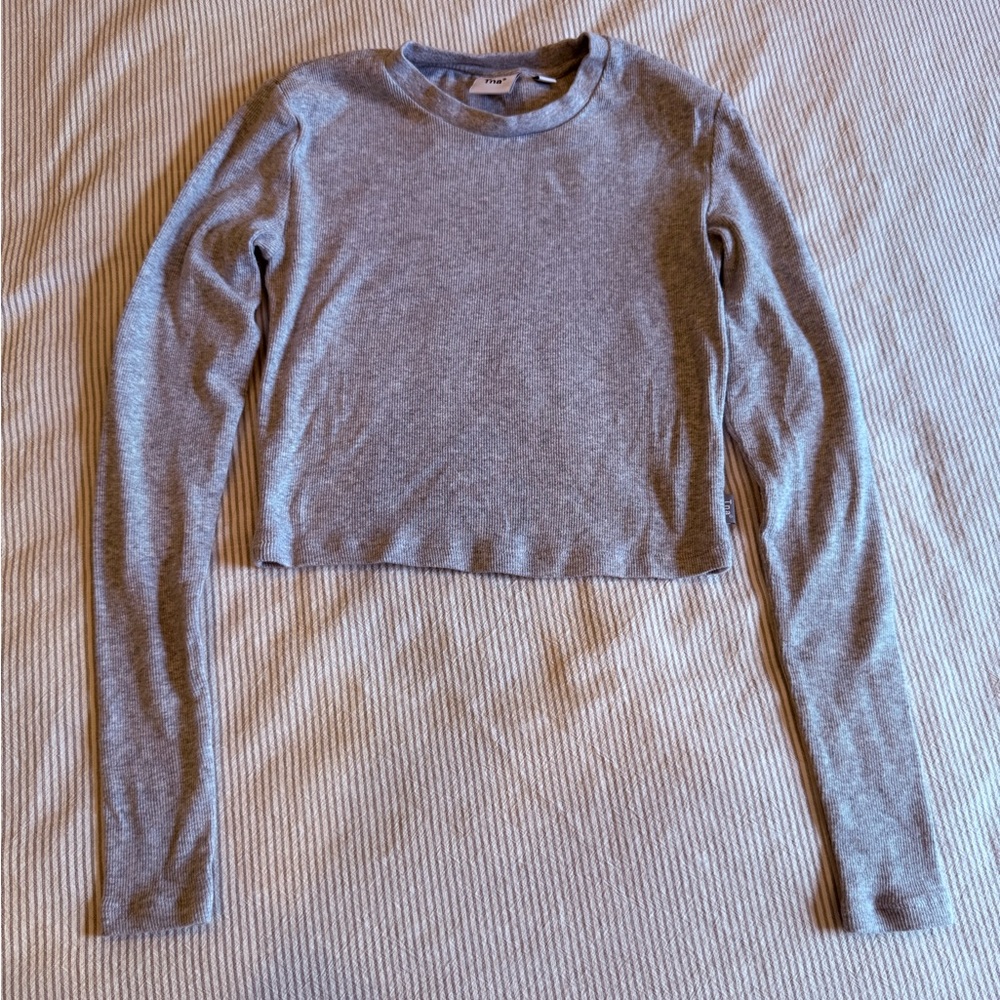 Aritzia Stretch Cotton Jersey Crewneck Longsleeve